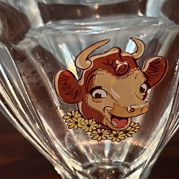 Vintage Borden Elsie the Cow Ice Cream Sundae Dishes Set of Four (4) - Picture 5 of 8